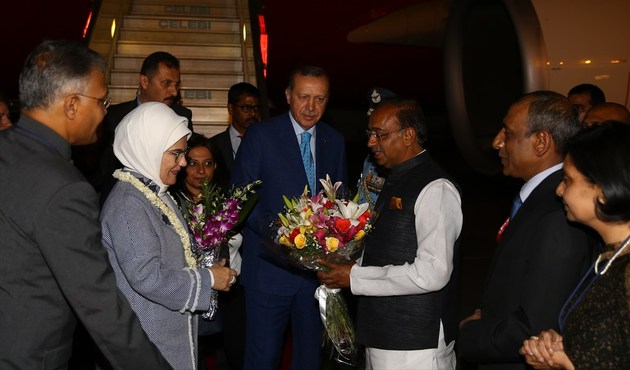 Cumhurbaşkanı Erdoğan Hindistan'ın önde gelen CEO'ları ile buluştu