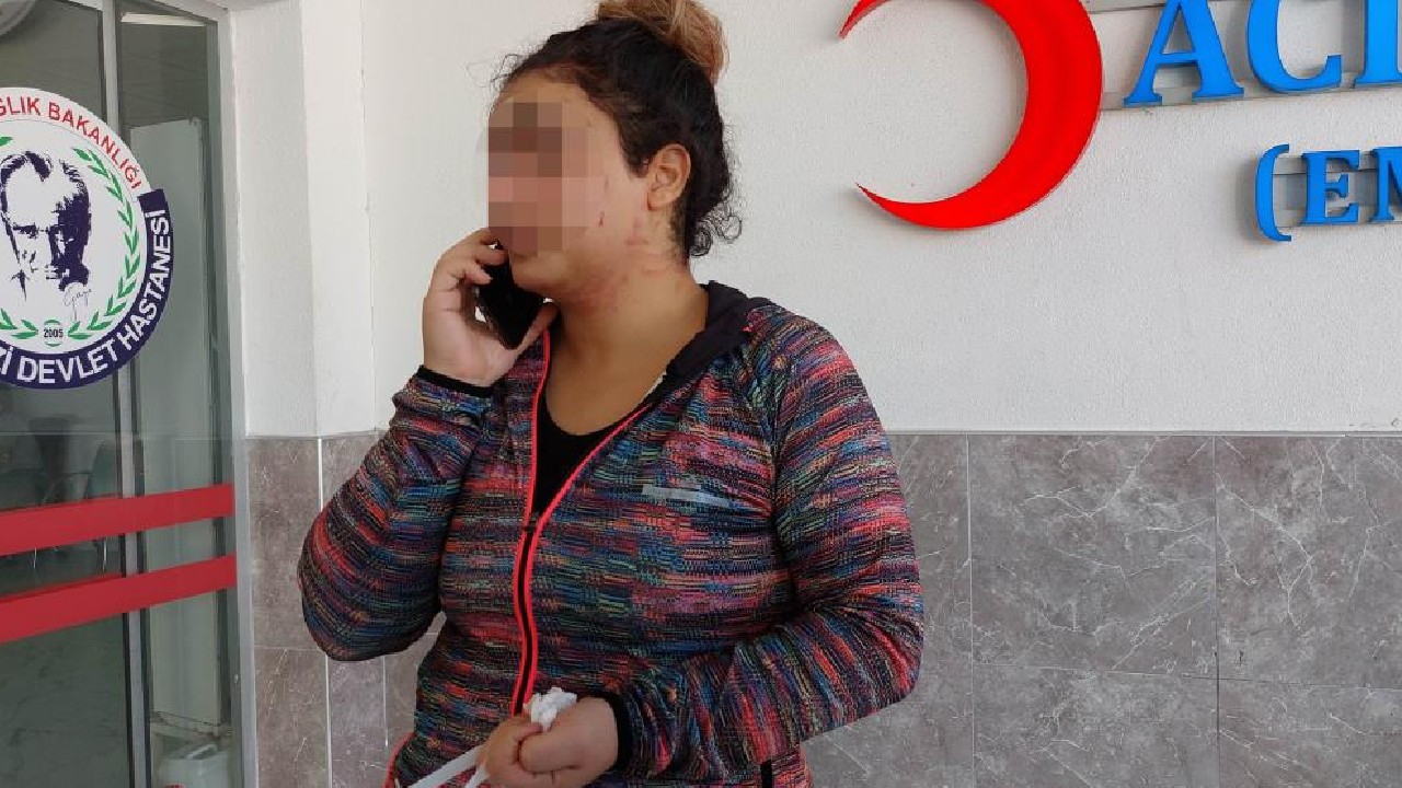 Tartıştığı karısını falçatayla yaraladı