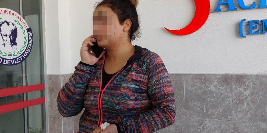 Tartıştığı karısını falçatayla yaraladı