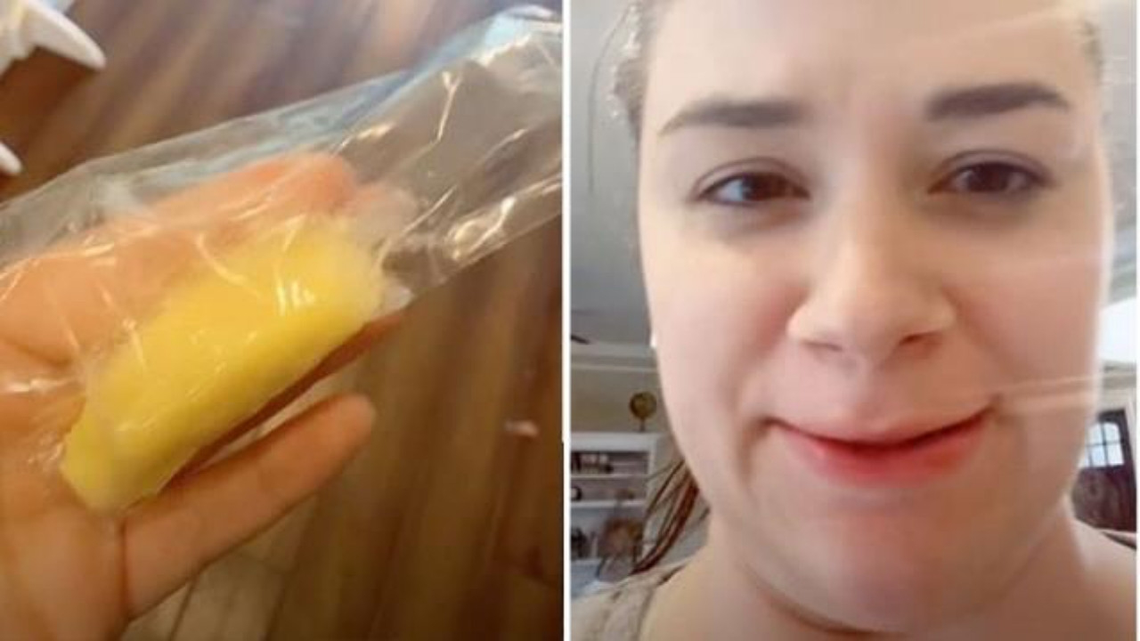 TikTok fenomeninden inanılmaz hareket: Kendi sütünden tereyağı yapıp kocasına yedirdi!