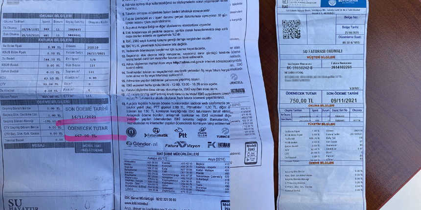 Her ay faturasını düzenli ödeyen aile ne yapacağını şaşırdı: İSKİ, "4 aylık borcunuz var" dedi