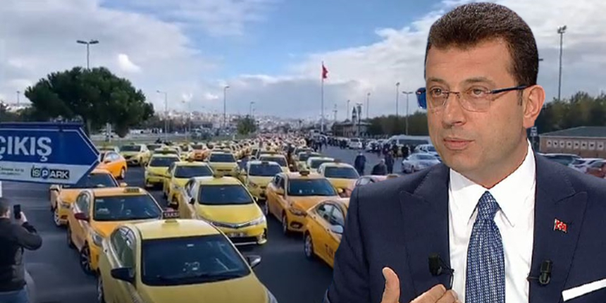 Yenikapı'da İmamoğlu protestosu: "İBB, taksiden elini çek" sloganları atıldı