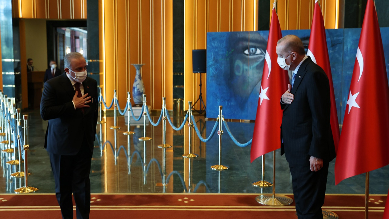 Erdoğan 29 Ekim Cumhuriyet Bayramı tebriklerini kabul etti
