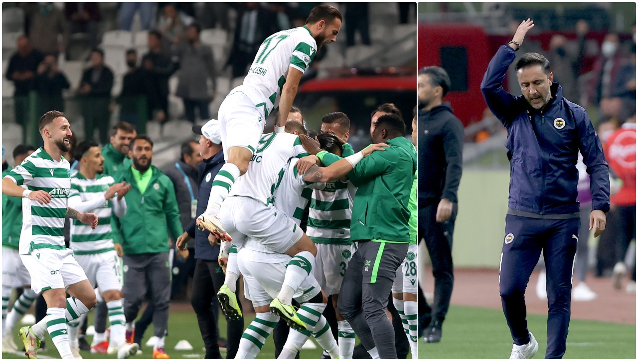 Fenerbahçe Konya'da mağlup... Kriz derinleşiyor, üst üste 3. yenilgi!