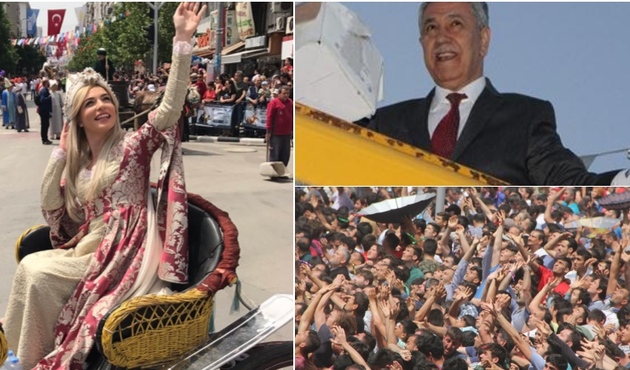 Mesir macunu festivalinde Arınç'ın boşluğunu sunucu Cansu Canan doldurdu / VİDEO