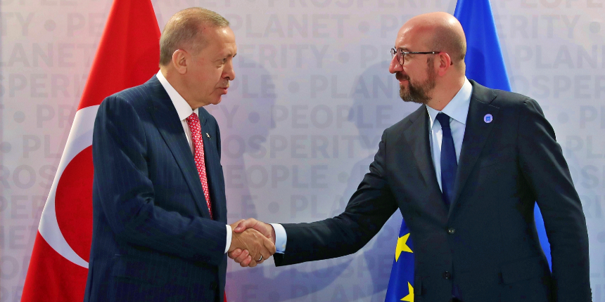 Cumhurbaşkanı Erdoğan, G-20 temaslarına AB temsilcisi ile devam etti