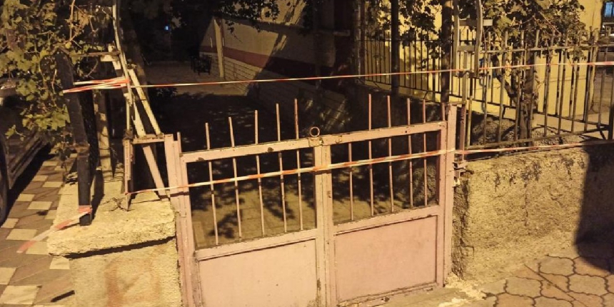 Başkentte göçük tehlikesi nedeniyle bir bina boşaltıldı