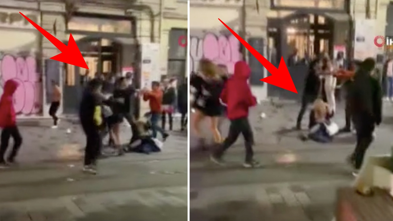 İstanbul'un göbeğinde dehşet anlar: İstiklal Caddesi'ni birbirine kattılar! Kadınlar da karıştı..