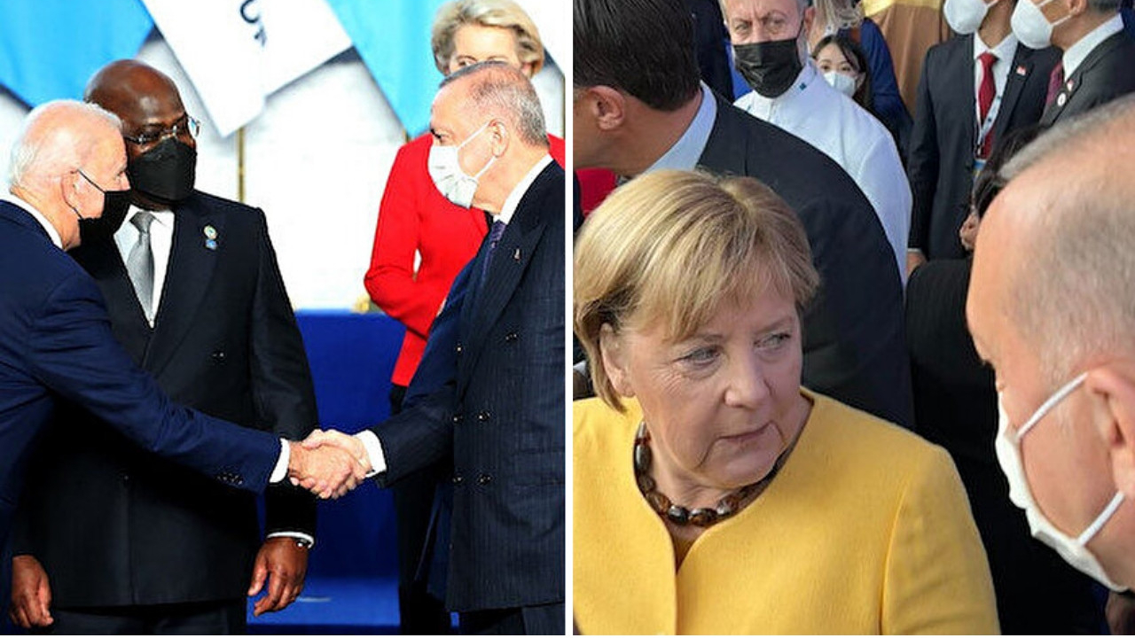 Roma'da diplomasi trafiği: Cumhurbaşkanı Erdoğan liderlerle peş peşe görüştü!