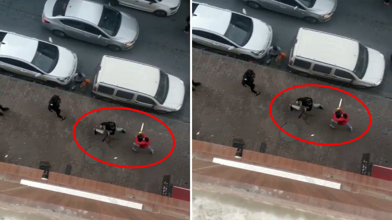 Böyle kavga görülmedi! Testere ve sandalyeler havada uçuştu... O anlar kamerada...