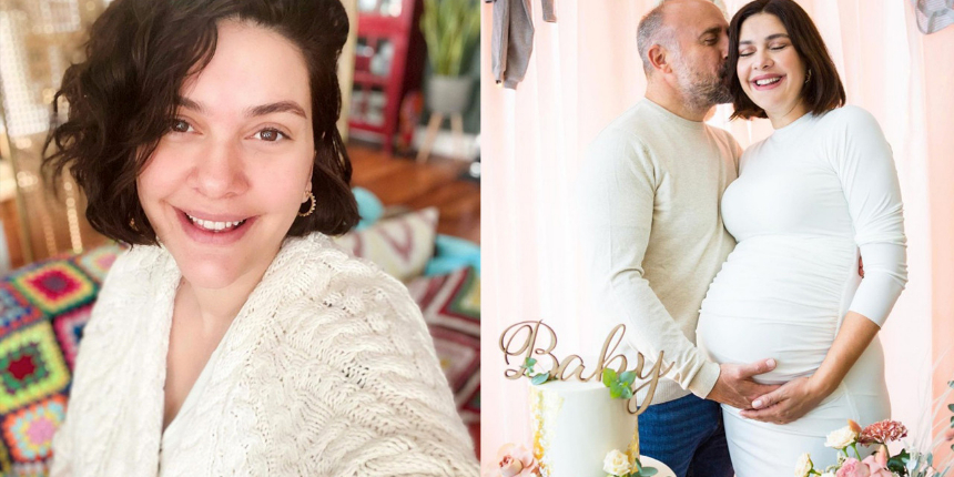 Bergüzar Korel ve Halit Ergenç'in kızları Leyla dünyaya geldi