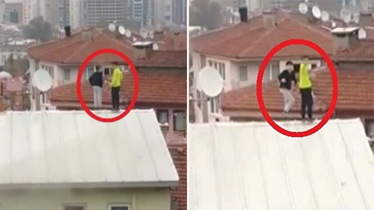 TikTok videosu çekmek isteyen çocukların yaptığı dehşete düşürdü: Anbean kamerada!