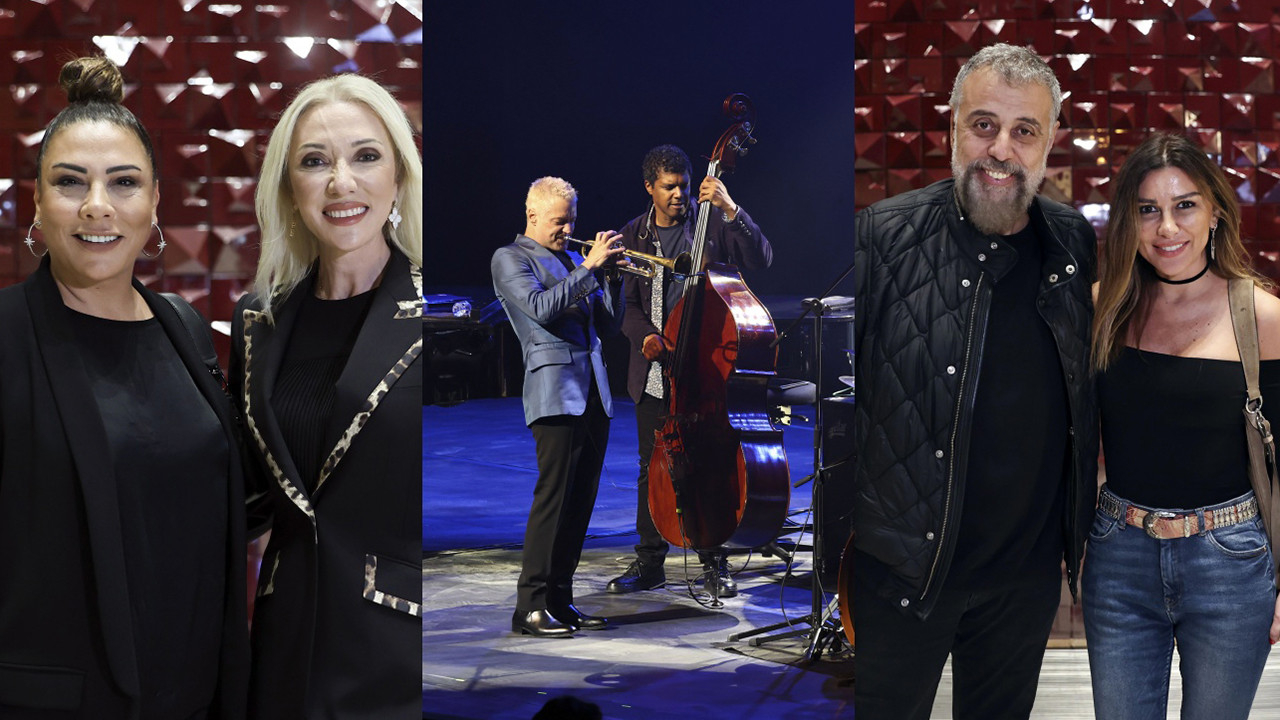 AKM'de sahne alan Grammy ödüllü Chris Botti konserine ünlü isimler akın etti