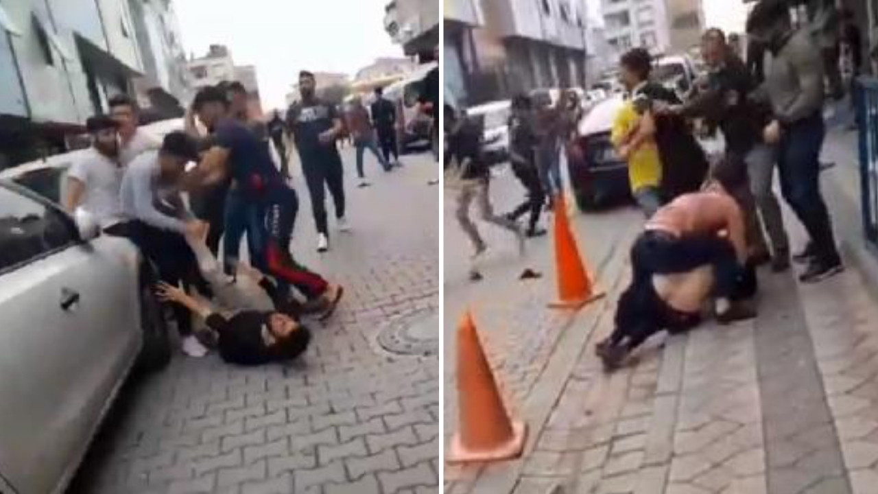 Sultangazi'de hareketli anlar: Tekme ve yumruklar havada uçuştu! O anlar kamerada...