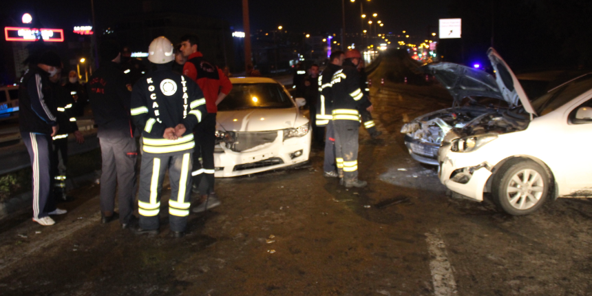 Yola dökülen gübre felaket getirdi! 8 araç birbirine girdi
