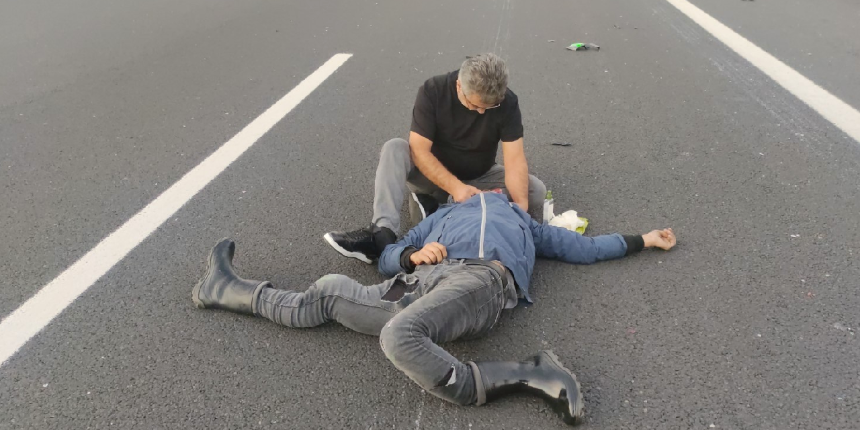 Motosiklet grubunu kahreden kaza: 2 ağır yaralı