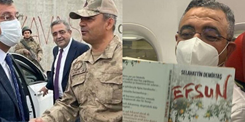 Mehmetçik ziyaretinden dönen CHP'li Tanrıkulu, Demirtaş'ın kitabının reklamını yaptı!