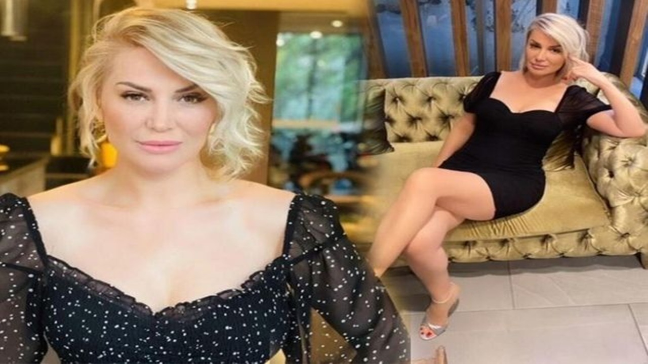 Songül Karlı fiziğinin hakkını dans ederek verdi! Dans Elbisesi vücudunu her detayını ortaya çıkardı!