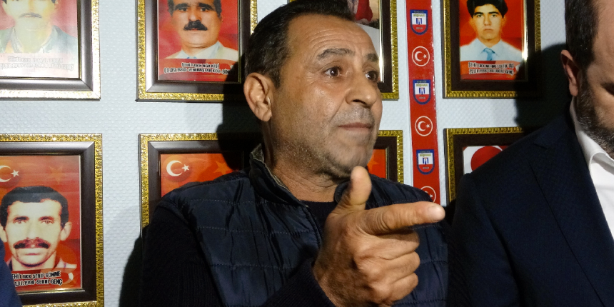 İYİ Partili Türkkan şehit yakınına sadece küfür etmemiş, tekme de atmış!