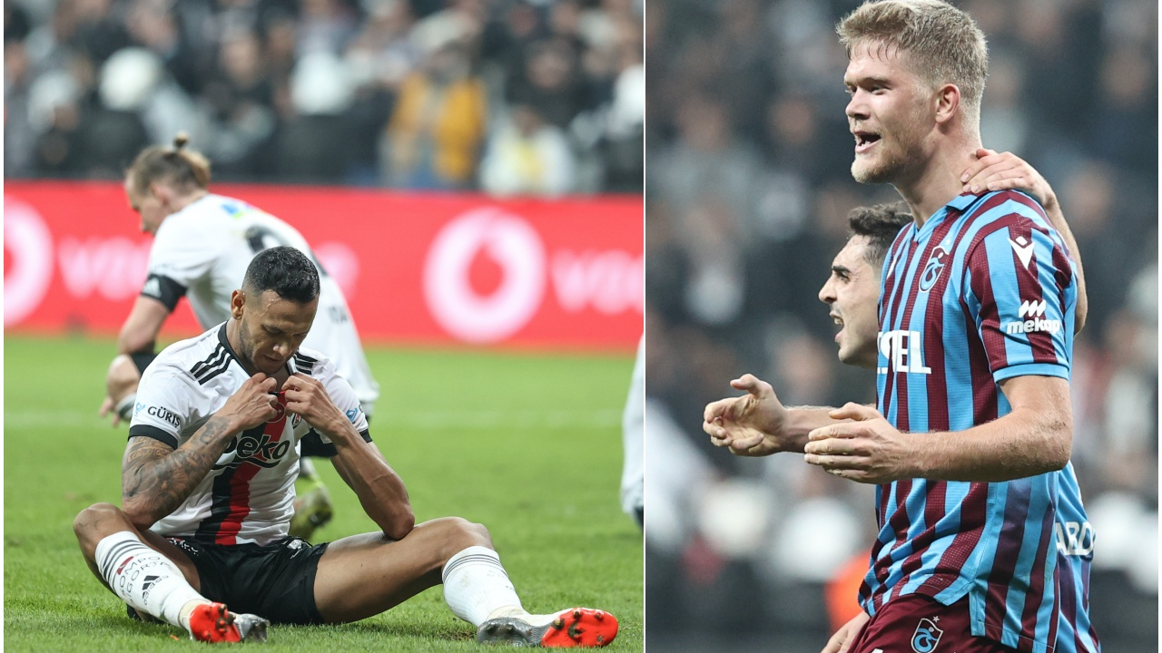 Trabzonspor Beşiktaş'ı deplasmanda 90+6'da Cornelius'un attığı golle mağlup etti