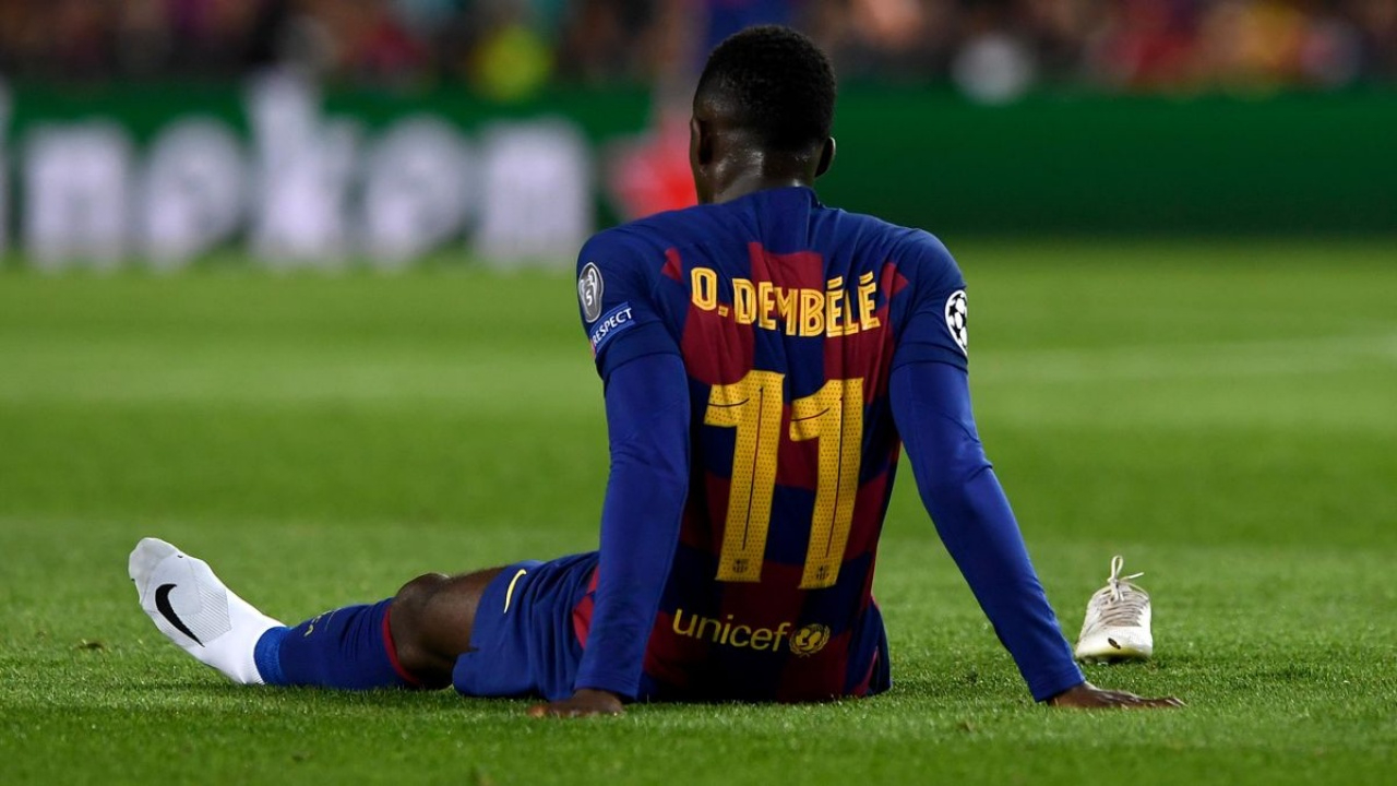 Barcelona'da Ousmane Dembele yine sakatlandı... 135 milyon euroluk fiyasko!