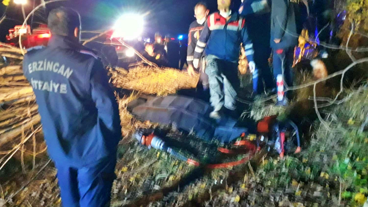 Kestiği ağacın üzerine devrilmesi sonucu feci şekilde can verdi!