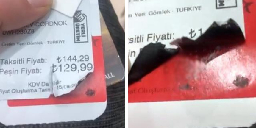 Zincir marketlerden sonra şimdi de giyim mağazalarından etiket oyunu: Sosyal medyada ifşa edildi!
