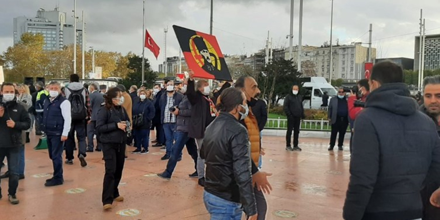 Atatürk'ü anma programında CHP'ye protesto: PKK ile iş birliği yapıyorsunuz
