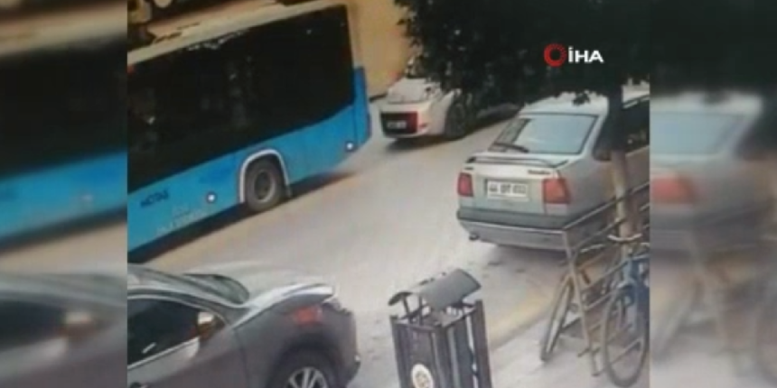 Malatya’daki 2 katlı binanın çökme anı güvenlik kamerasında