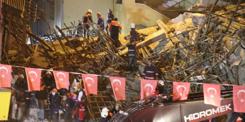 Çöken binada tadilat yaptıran işyeri sahibi gözaltına alındı!