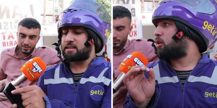 Çalışma koşullarına isyan eden kuryenin işten çıkarıldığı iddialarına Getir'den ilk açıklama geldi!