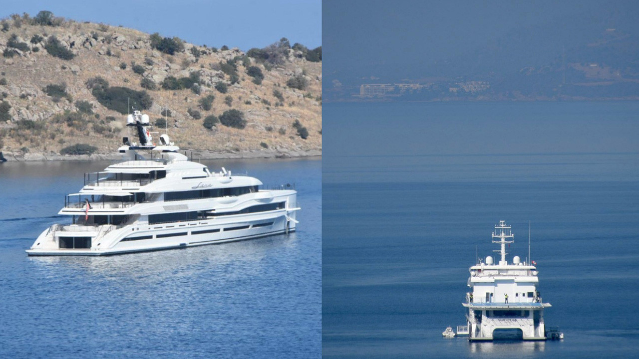 Bill Gates'in yatı Bodrum Kalesi açıklarına demirledi