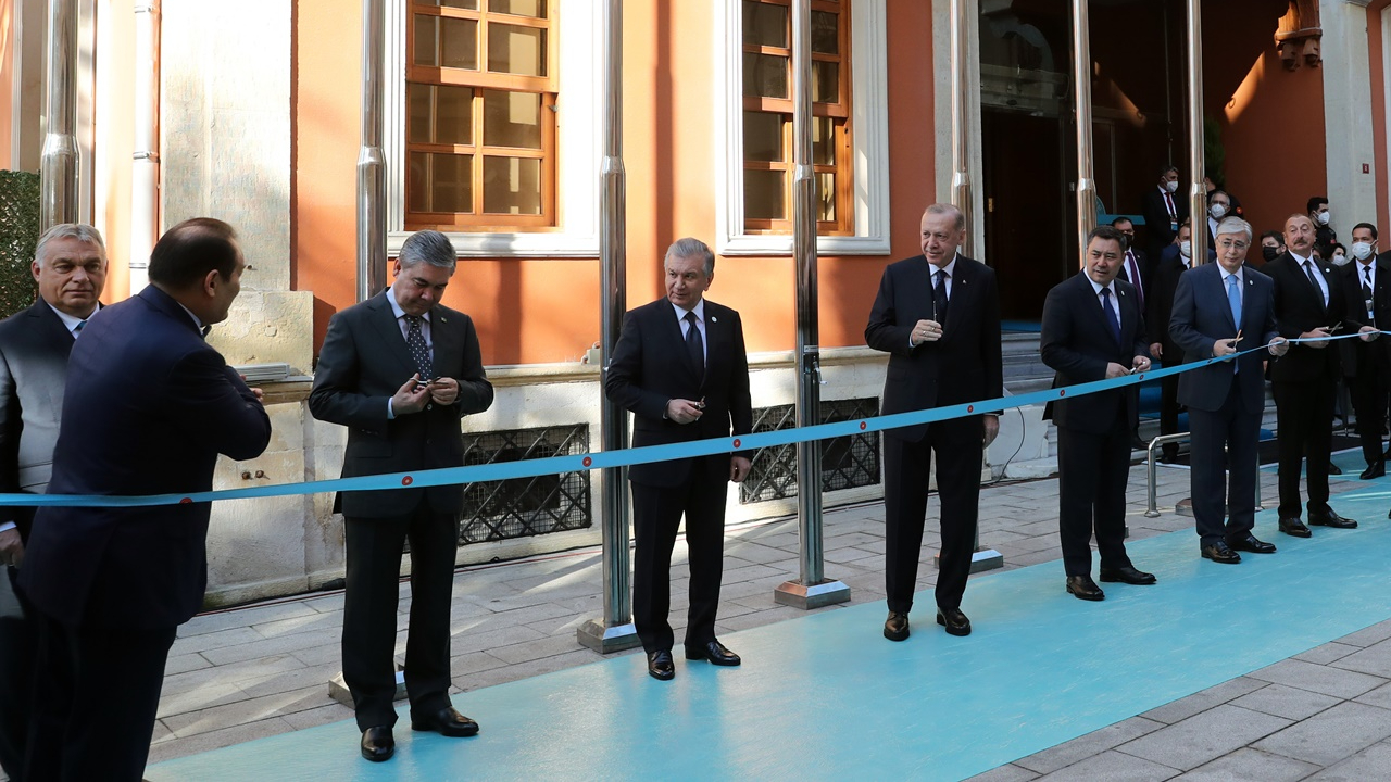 Cumhurbaşkanı Erdoğan, Türk Konseyi binası açılışına katıldı