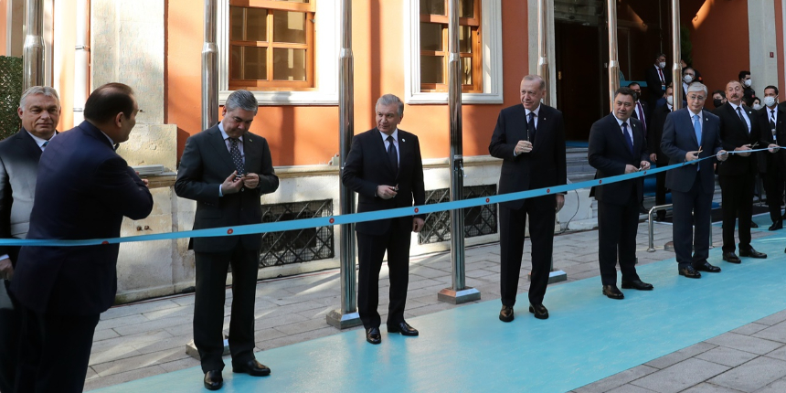 Cumhurbaşkanı Erdoğan, Türk Konseyi binası açılışına katıldı