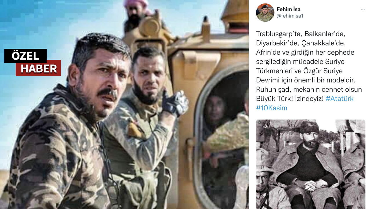 Suriye Milli Ordu Komutanı İsa'dan CHP'ye anlamlı cevap: Biz de Atatürk'ü model olarak alıyoruz!