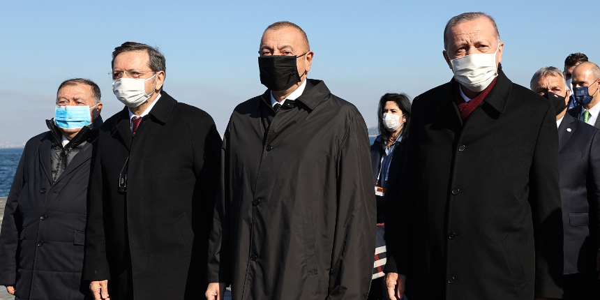 Aliyev'den Cumhurbaşkanı Erdoğan'a övgüler...