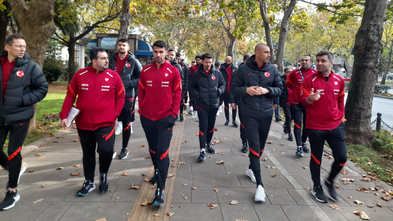 A Milli Takım Podgoritsa'da şehir turu attı