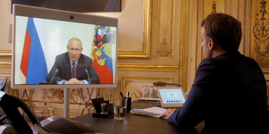 Putin ve Macron; Ukrayna, Belarus, Karabağ ve Libya'yı görüştü!