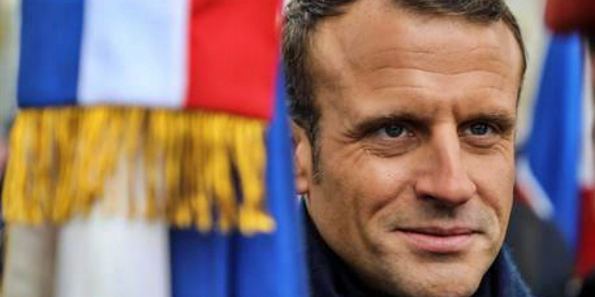 Macron, kimseye sormadan Fransız bayrağının rengini değiştirdi!