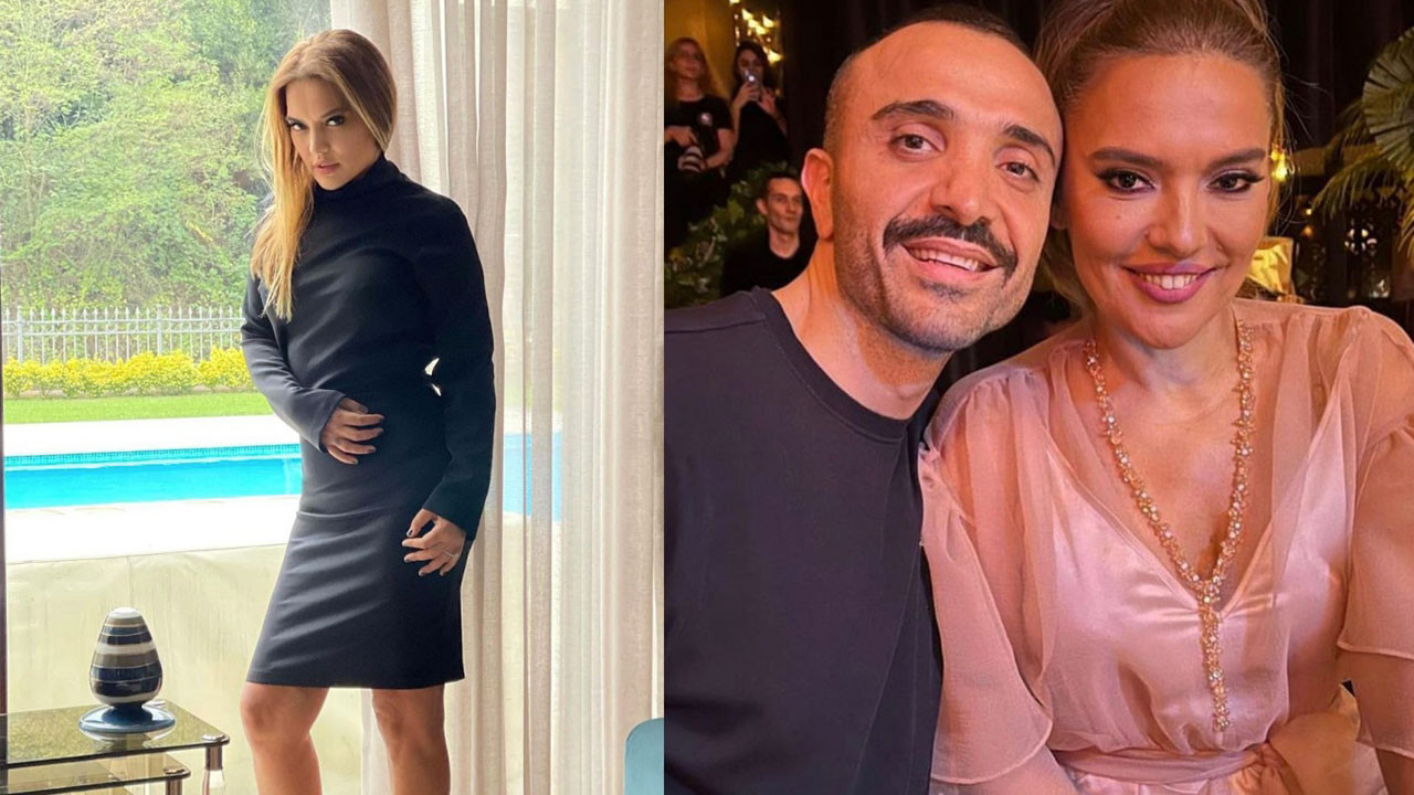 Hamile olduğu iddia edilen Demet Akalın'ın karnını gizlemeye çalışması dikkat çekti