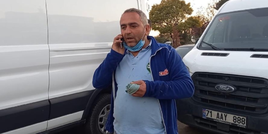 Kırıkkale'de kazada parmağı kopan sürücünün rahatlığı şaşırttı