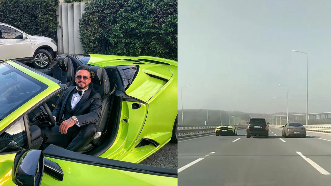 Otoyol'da makas atıp yarıştılar! Gökhan Çıra'nın trafikte tehlikeli anları