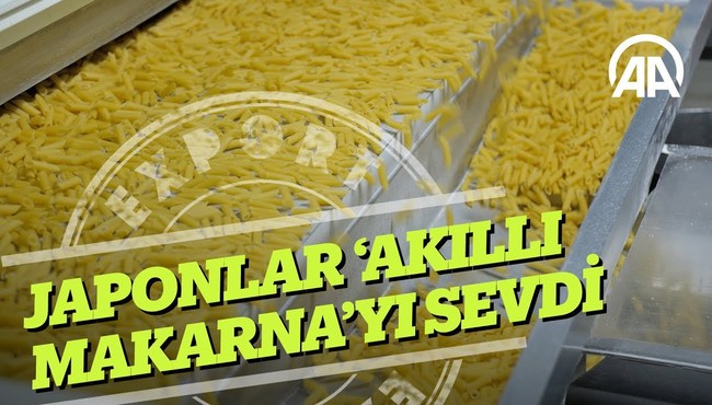 Japonlar akıllı makarnayı sevdi...