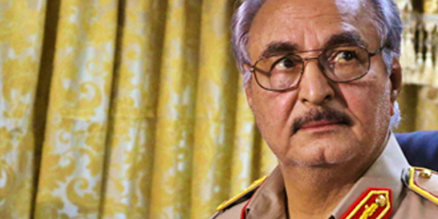 Hafter, Libya'daki seçimler için adaylık belgelerini teslim etti!