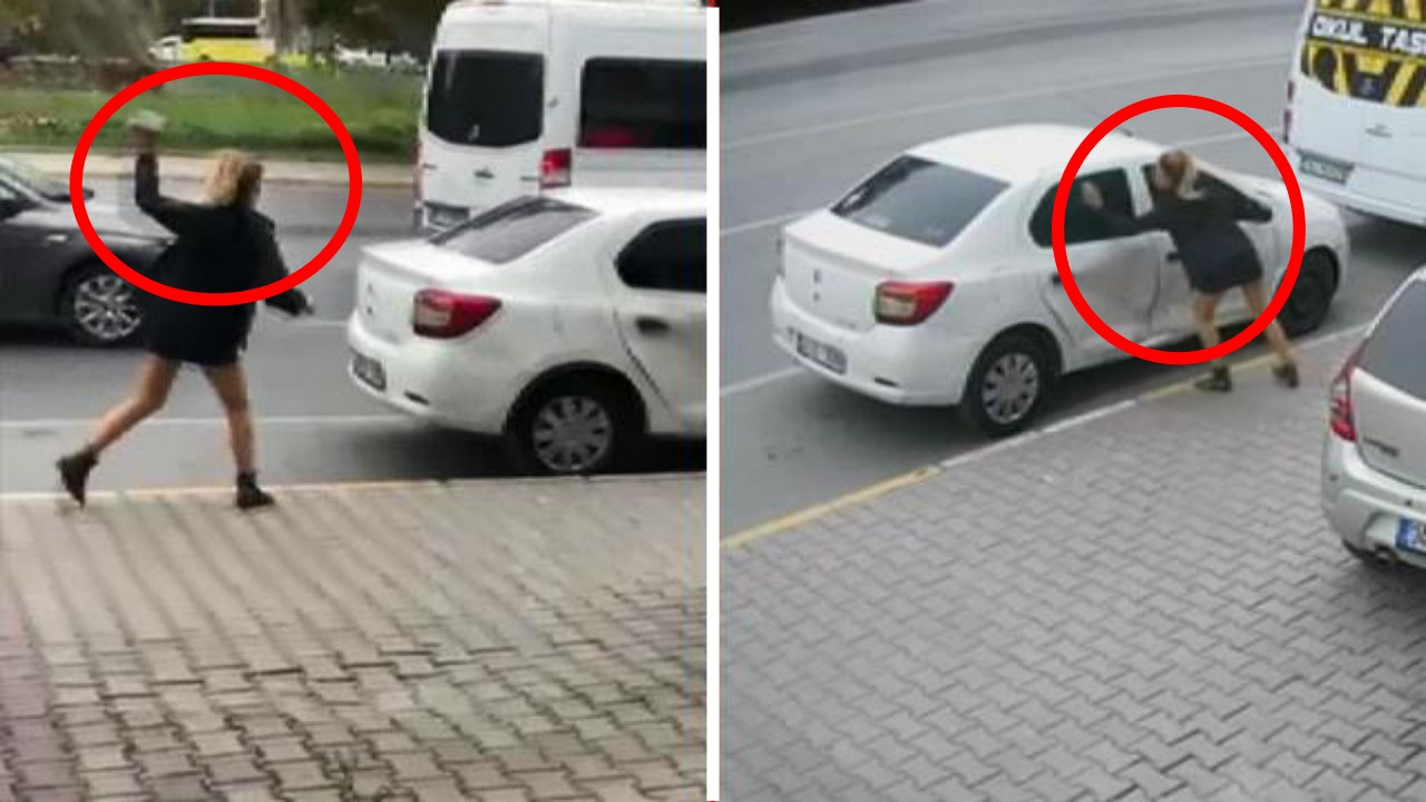Eşi tarafından darp edilen kadının intikamı kötü oldu! Saniye saniye kamerada...