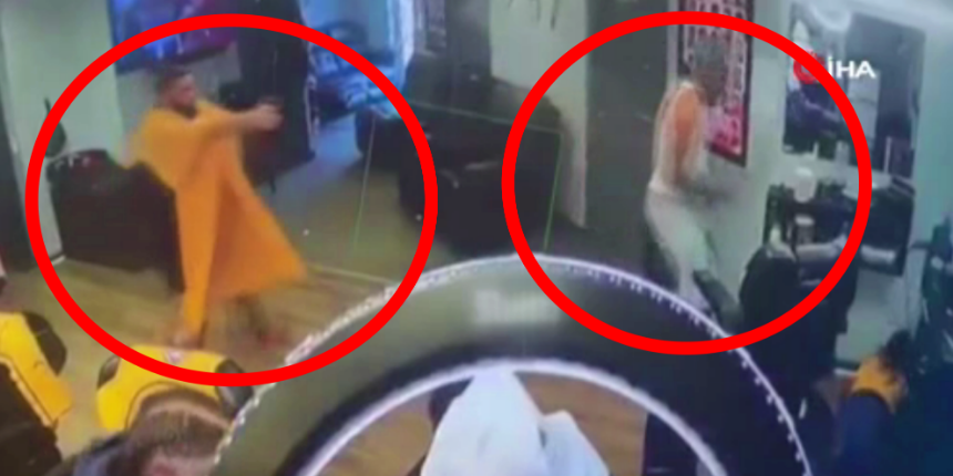 Berber dükkanını silahla basan adamı saçını kestiren polis öldürdü!