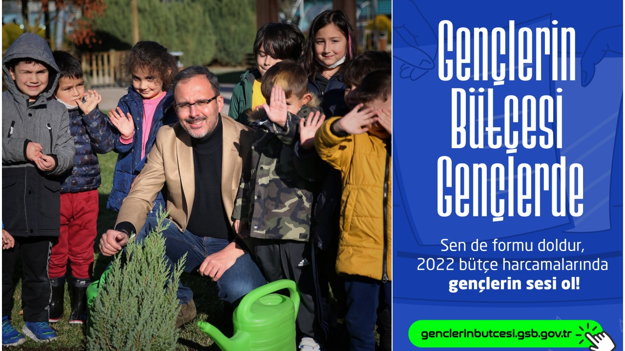 Gençlik ve Spor Bakanı Kasapoğlu'ndan Türkiye'de bir ilk... "Bütçeyi birlikte yapalım"