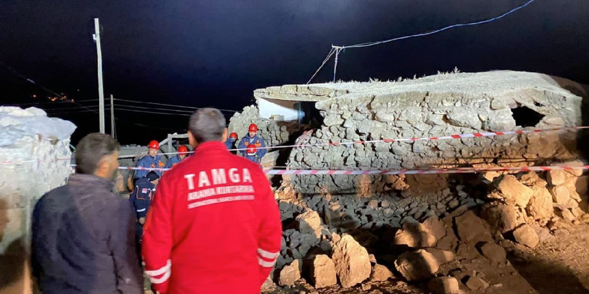 Erzurum depreminde 45 evde ağır hasar tespit edildi