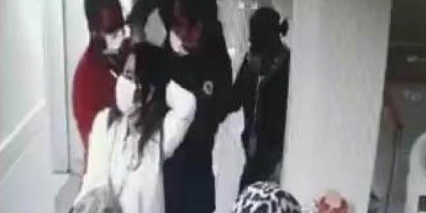 Acil serviste kadın doktora şiddet kamerada