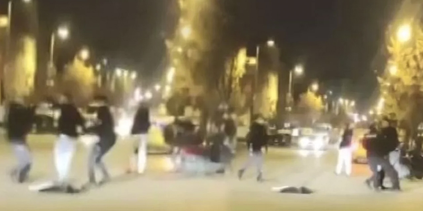 Düğün sonrası ortalık bir anda karıştı! Polis havaya ateş açarak durdurmaya çalıştı